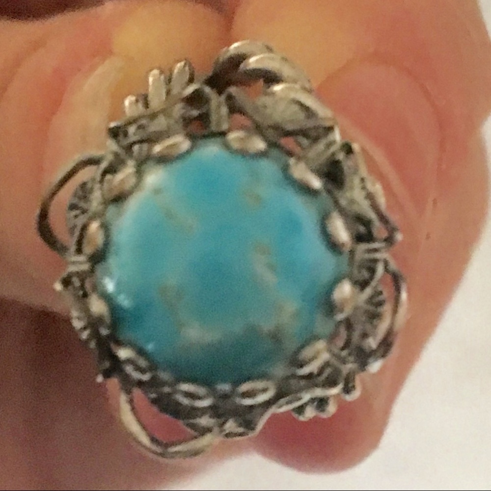 Turquoise and Silver Ring